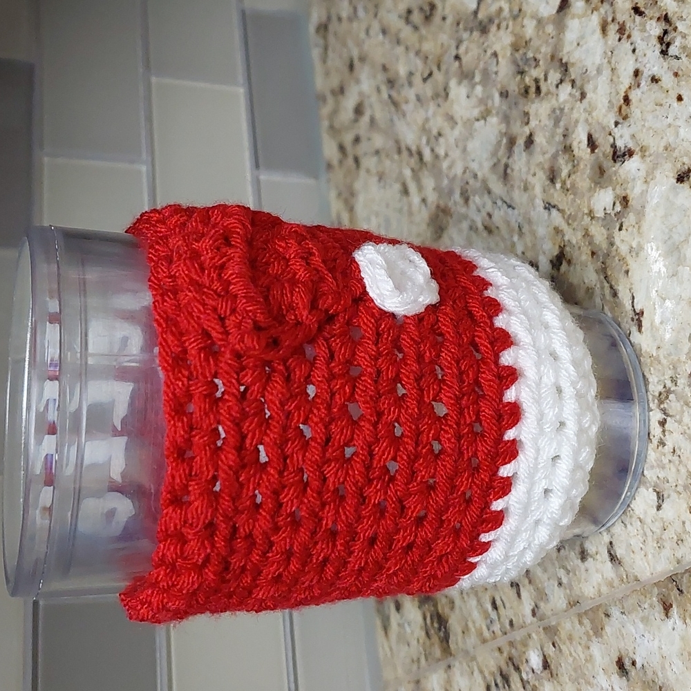 Santa Hat Cup Coozy